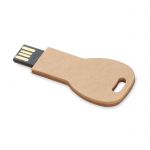 Pamięć USB 8 GB w kształcie papierowego klucza - 100 szt z nadrukiem MO1121i