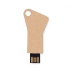 Pamięć USB 8 GB w kształcie papierowego klucza - 100 szt z nadrukiem MO1122i