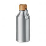 Aluminiowa butelka 400ml z karabińczykiem AMEL - 50 szt. z grawerem MO6490