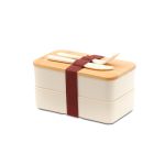 Machico lunch box podwójny - 50 szt. z grawerem R08439
