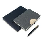 Zestaw notes z długopisem Fold - 50 szt. z grawerem R64209